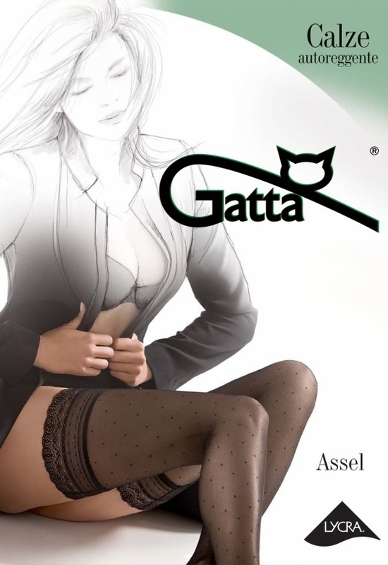Samodržící punčochy Gatta Assel 01