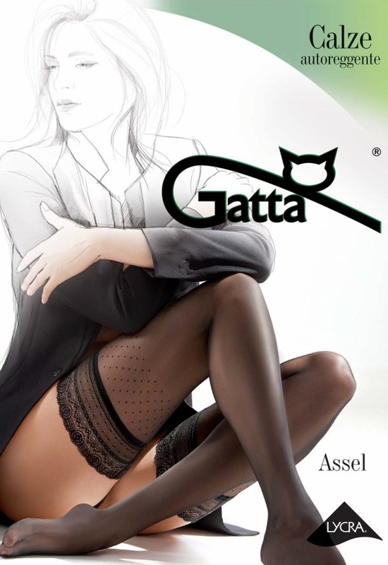 Samodržící punčochy Gatta Assel 02